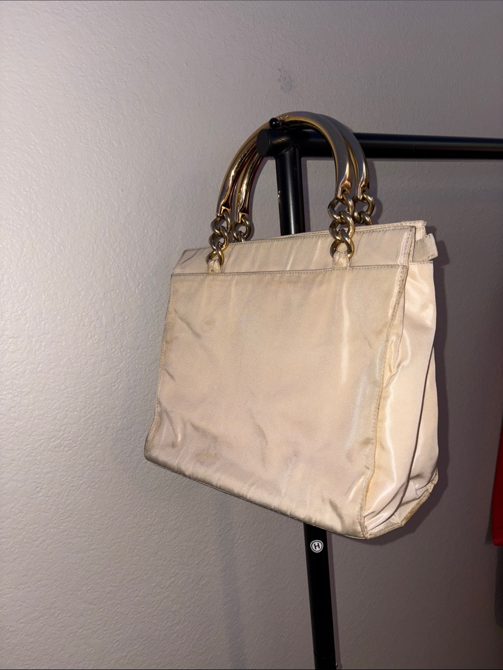 Prada 2000-2013 Tessuto Metal Handle Handbag - Picture 3 of 9